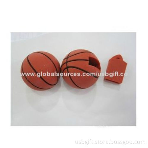 Sports USB Flash Drive, PVC Material, 4GB